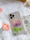 เคสเพ้นท์ งานวาด ดอกไฮเดรนเยีย
