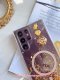 เคสมู  พื้นใสทองเปลวล่าง แม็กเซฟ เครื่องรางมุมบน