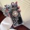 เคสเพชรดอกไม้ CN เพชรดำ