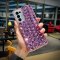 เคสเพชร เพชรทั้งหลัง สีม่วง (เคส Samsung iPhone)