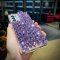เคสเพชร เพชรทั้งหลัง สีม่วง (เคส Samsung iPhone)