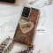 เคสเรซิ่น กากเพชรกระจกหัวใจ (เคส Samsung iPhone)