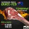 เนื้อโทมาฮอว์ก ตัดสเต็ก แบล็กแองกัส ออสเตรเลีย กลาส เฟด (Australian Angus Tomahawk Grass Fed)