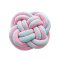 Knot Cushion Clover Pink-Blue