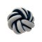 Knot Cushion Star Blue-Gray