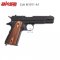 แบลงค์กัน AKSA Colt M1911A1 ORIGINAL สีดำ กริปไม้