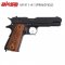 แบลงค์กัน AKSA Colt M1911A1 SPRINGFIELD สีดำ กริปไม้