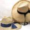 หมวกสานปานามาวัสดุธรรมชาติ รุ่น PANAMA NATURAL FRILLY