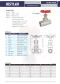 KISTLER GB-200 GLOBE VALVE STAINLESS STEEL VALVE