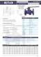KISTLER BM-122 BALL VALVE 2-PC DUCTILE IRON VALVE