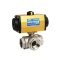 SIRCA Actuator + Ball Valve 3WAY หัวขับลมประกอบกับบอลวาล์ว 3ทาง