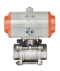 BK Valve Pneumatic Inner Thread 3-pcs Ball Valve