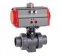 BK Valve Pneumatic Ball Valve Ball Union UPVC