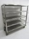 MOBILE, 5 TIER PLAIN SHELVES FOR BINS AND GN TRAYS