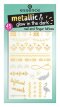essence metallic & glow in the dark nail and finger tattoos