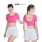 เสื้อแขนสั้น เอวลอย (มีฟองน้ำ) รุ่น Nora