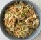 Sauteed Cabbage with Egg and Fresh Shiitake