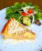 French Quiche Bacon with green salad