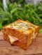 Giant Croque Monsieur with green salad