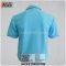 ขายส่ง เสื้อโปโลสำเร็จรูป สีฟ้า ปกขลิปขาวน้ำเงิน โบ๊เบ๊