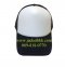 หมวกแก๊ปผ้ามองตากูท์ ชนิดเสริมฟองน้ำด้านหน้าตัดต่อสีดำ-ขาว