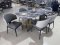 ชุดโต๊ะอาหารหิน 6 ที่นั่ง