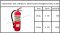 '"ZERO FIRE" Dry Chemical Fire Extinguisher RATING 6A 20B