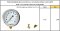 WEKSLER'' PRESSURE GAUGE MODEL EA14 ,STAINLESS STEEL CASE แบบแห้ง