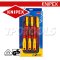 KN002012V02 ชุดไขควง 6 ตัวชุด (แบน/แฉก) ด้ามสลิม VDE1000 "KNIPEX"