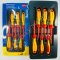KN002012V04 ชุดไขควง 6ตัวชุด (แบน/แฉก/PZ) VDE1000 "KNIPEX"