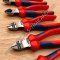 KN1422160 คีมปอก-ตัดสายไฟปากเฉียง ด้ามTWOTONE"KNIPEX"