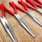 KN2613200 คีมปากแหลมยาว  200 มม.ด้ามหุ้มพลาสติก "KNIPEX"