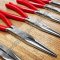 KN2613200 คีมปากแหลมยาว  200 มม.ด้ามหุ้มพลาสติก "KNIPEX"