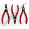 KN4821J21 คีมหุบแหวนชนิดงอ 165 มม. แหวน 19-60 มม.รุ่นงานหนัก  "KNIPEX"