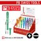 PB168-00 (EDITION) GREEN ไขควงสลับแบน-แฉกด้ามปากกา เบอร์ 00 ด้ามสีเขียว