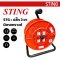STG-4010 ล้อเก็บสายไฟปลั๊ก 3 ขา 40 ม./ 15AMP STING