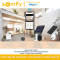 Somfy GLYDEA ULTRA 60e RTS มอเตอร์ไฟฟ้าสำหรับม่านจีบ พร้อมชุดรับรีโมท RTS มอเตอร์อันดับ 1 นำเข้าจากฟรั่งเศส