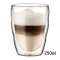 แก้วทนร้อน2ชั้นทรงโค้ง 250ml