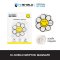 HI-SHIELD Acrylic Griptok Magnetic GRIP & STAND - กริ๊บต๊อกอะคริลิค รุ่น Smiley009