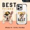 HI-SHIELD Stylish Magsafe Shockproof Case รุ่น French Bulldog [iPhone 14Pro/Pro Max,15 Pro/Pro Max]-เคสแม่เหล็กกันกระแทก
