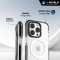 HI-SHIELD Stylish Magsafe Shockproof Case รุ่น Groovy Smiley Blossom [iPhone 14,15 Pro/Pro Max] - เคสแม่เหล็กกันกระแทก [SmileyWorld®]