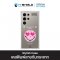 [S24ultra,S23ultra] HI-SHIELD Stylish เคสใสกันกระแทก Samsung รุ่น Pink Heart Pixel [SmileyWorld®]