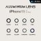 [ฟิล์มกล้อง iPhone 15]HI-SHIELD กระจกกันเลนส์กล้อง iPhone15 Aluminium Lens