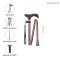 FOLDABLE WALKING STICK (FS-3BR)