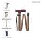FOLDABLE WALKING STICK (OT-005)