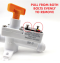 Digital Illuminated Mini Gauge 0-90psi (0-6.2bar) for Integrated Blowtie and In-line regulators