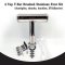4 Tap T-Bar Brushed Stainless Font Kit (duotights, shanks, handles, EVABarrier)
