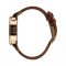 Sentry Leather Rose Gold Brown