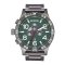 Nixon 51-30 Chrono รุ่น NXA13895157-00 นาฬิกาข้อมือผู้ชาย/ผู้หญิง สายสแตนเลส Light Gunmetal / Dk Forest หน้าปัด 51 มม.