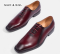 DERBY LEATHER LACE-UP DRESS SHOES